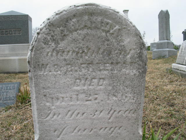 Amanda Freeman tombstone